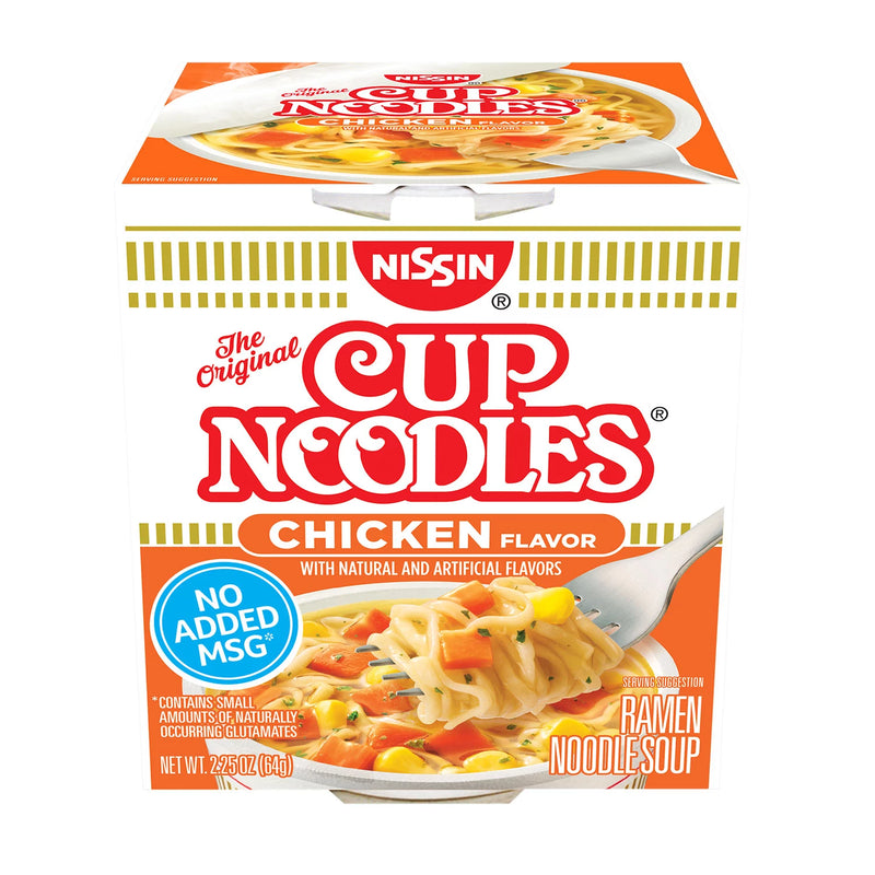 Nissin Cup Noodles, Chicken Flavor (2.25 oz., 30 ct.)