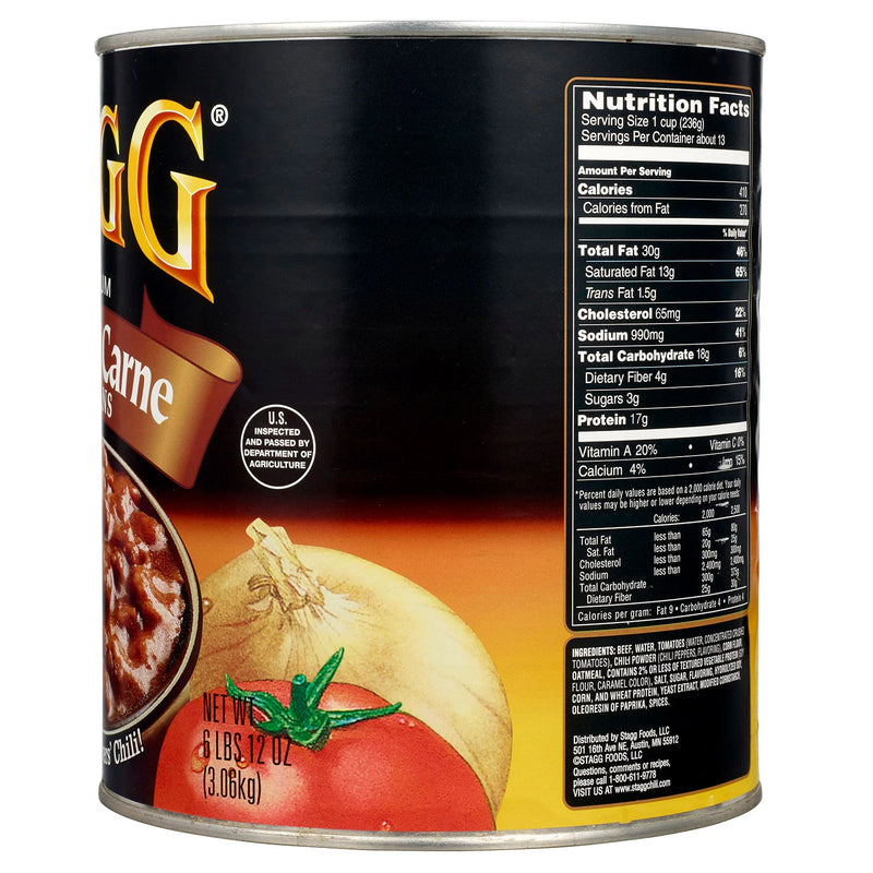 Stagg Chili Con Carne No Beans (108 oz.)