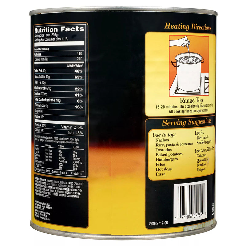 Stagg Chili Con Carne No Beans (108 oz.)