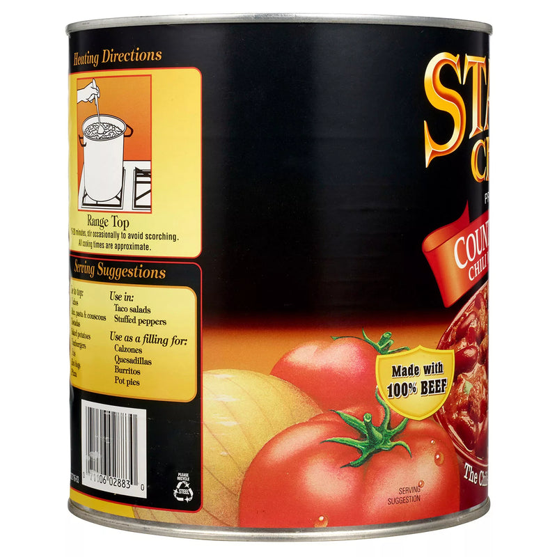 Stagg Country Brand Chili with Beans (108 oz.)