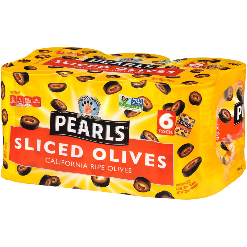 Pearls Sliced Olives (6.5 oz., 6 pk.)