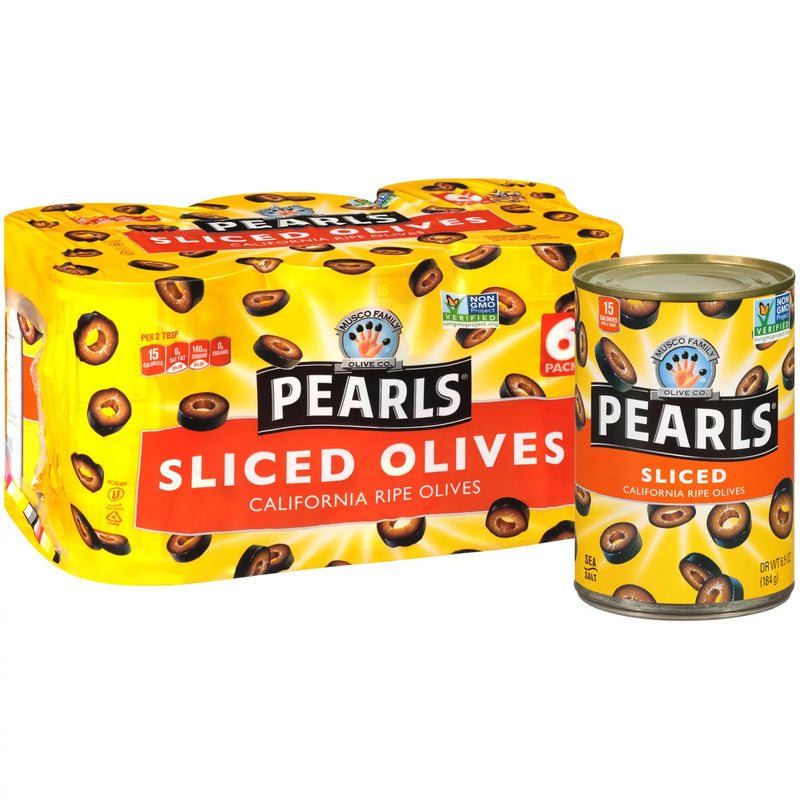 Pearls Sliced Olives (6.5 oz., 6 pk.)