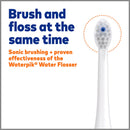 Waterpik Sonic-Fusion 2.0 Flossing Toothbrush with Water Flosser + 5 Replacement Brush Heads (Choose Your Color)
