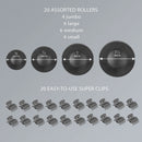 InfinitiPRO by Conair Fast Heat 20-Piece Ceramic Flocked Rollers