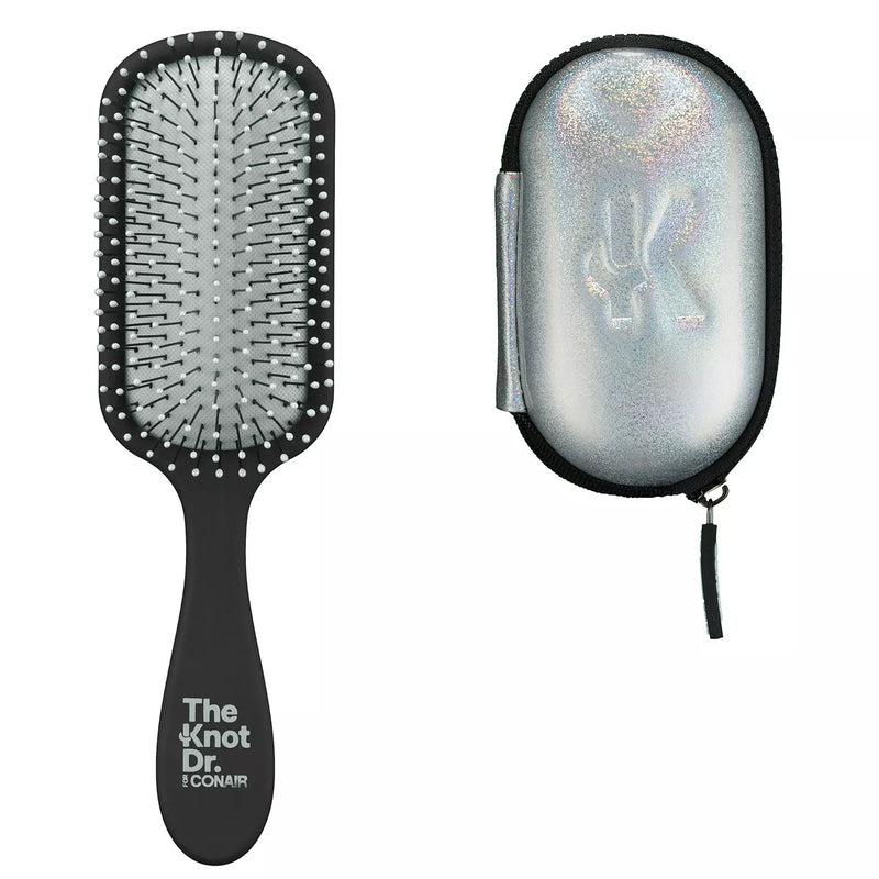 The Knot Dr. for Conair The Pro Detangling Hairbrush with Case, Choose Your Color