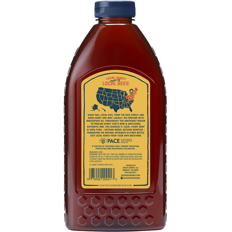 Local Hive Northeast Raw & Unfiltered Honey (48 oz.)