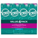 Tom's of Maine Fluoride-Free Antiplaque & Whitening Toothpaste, Peppermint (5.5 oz., 4 pk.)