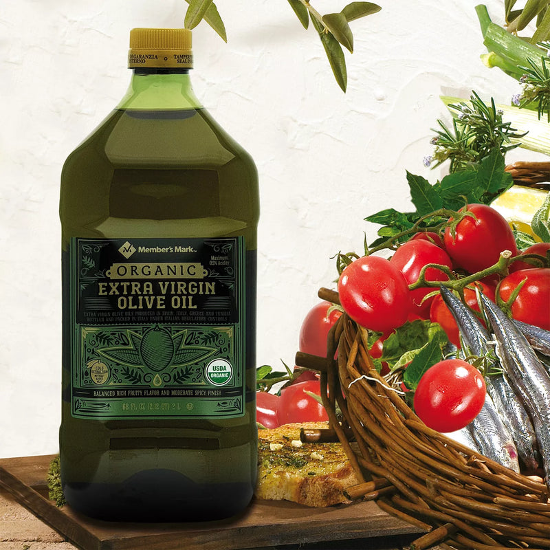 Member's Mark Organic Extra Virgin Olive Oil (2 L)