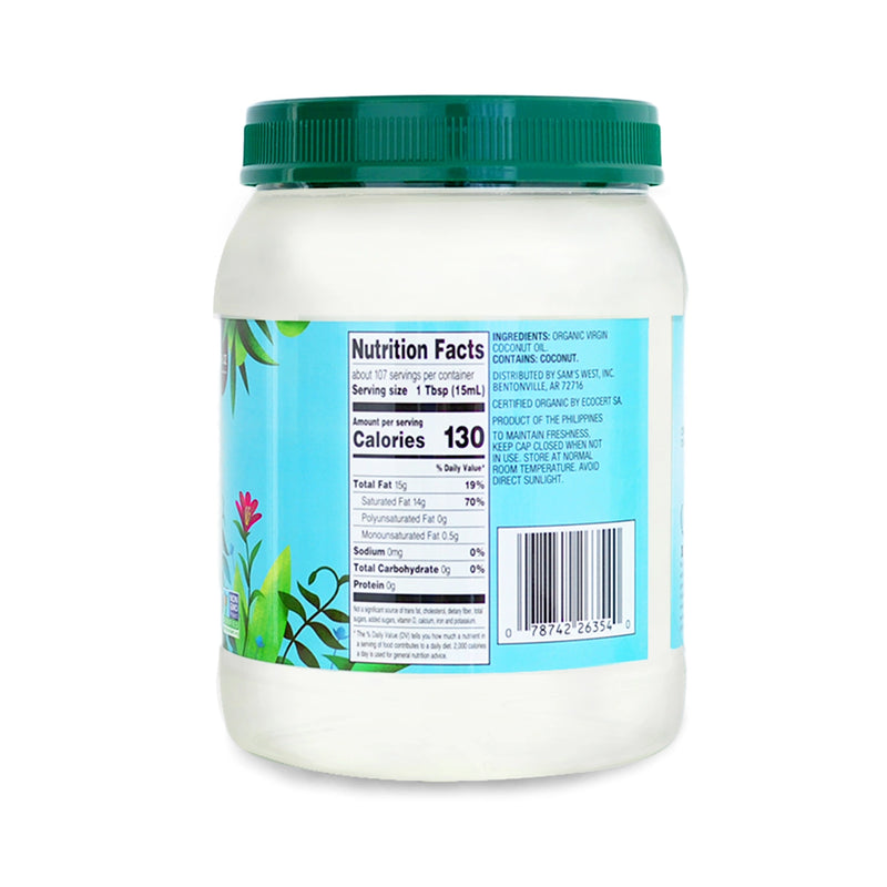 Member's Mark Organic Virgin Coconut Oil (56 oz.)