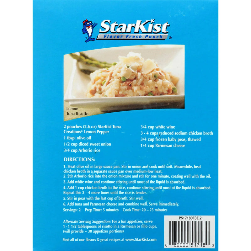 StarKist Tuna Creations, Lemon Pepper (2.6 oz.,10 pk.)