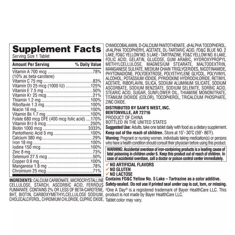 Member's Mark Women's Daily Multivitamin (275 ct.)