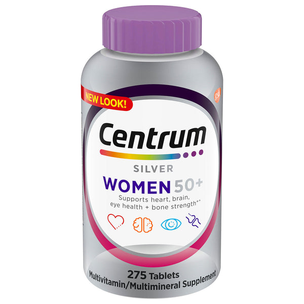 Centrum Silver Multivitamins for Women Over 50, Multimineral Supplement (275 ct.)