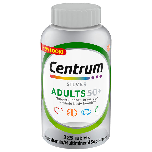 Centrum Silver Adult Multivitamin Tablet, Age 50 and Older (325 ct.)