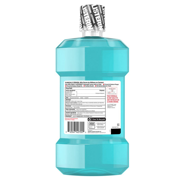 Listerine Cool Mint Antiseptic Mouthwash (1.5L, 2 pk.)