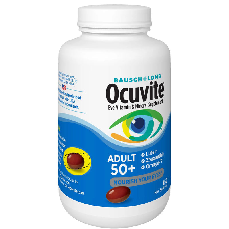 Bausch + Lomb Ocuvite Supplement, Adult 50+ (150 ct.)