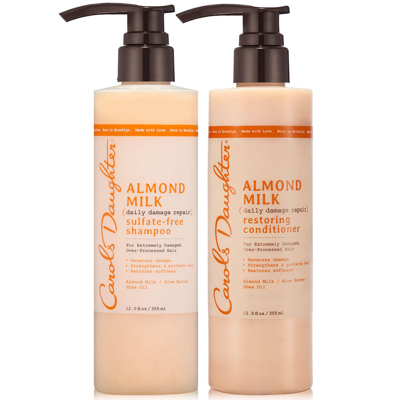 Carol's Daughter Almond Milk Sulfate-Free Shampoo and Restoring Conditioner (12 fl. oz., 2 pk.)