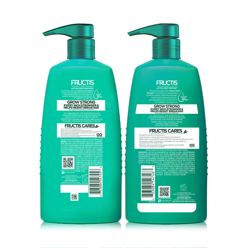 Garnier Fructis Grow Strong Shampoo and Conditioner (33.8 fl. oz., 2 pk.)