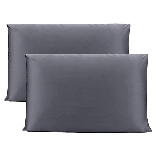 Mend Silk Beauty Pillowcase, King - Gunmetal (2 pk.)