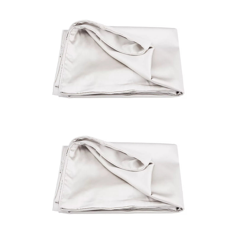Mend Silk Beauty Pillowcase, King - White (2 pk.)