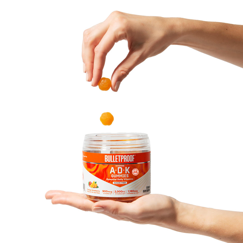 방탄 비타민 A+D+K 구미, 오렌지 딸기 (90캐럿)