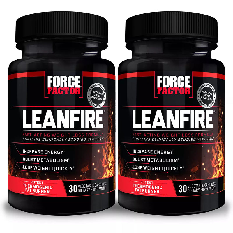 Force Factor LeanFire Thermogenic Fat Burner (30 ct., 2 pk.)
