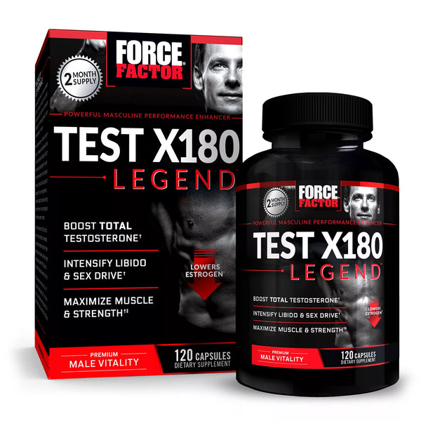 Force Factor Test X180 Legend Testosterone Booster (120 قيراط)