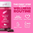 Pink Beauty Bundle: Multi Vitamin for Her & Hair, Skin, & Nails Gummies (60 ct./pk.)