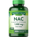 Nature's Truth NAC 1,200 mg., N-Acetyl Cysteine, Quick Release Capsules (200 ct.)