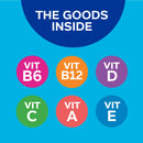 OLLY メンズ マルチビタミン グミ ブラックベリー味 (200 ct.)