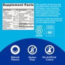 OLLY メンズ マルチビタミン グミ ブラックベリー味 (200 ct.)