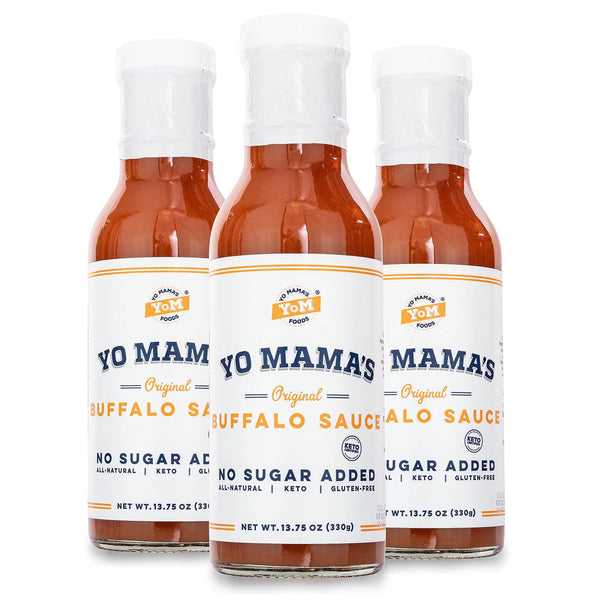 Yo Mama’s Foods Keto Buffalo Sauce (13.75 oz., 3 pk.)
