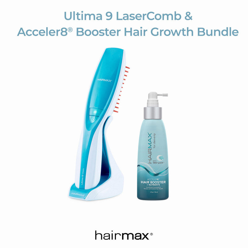 HairMax Ultima Classic LaserComb Bundle Medical Hair Growth Device