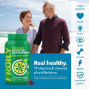 Fruily Organic Adult 50+ Real Fruit Gummy Multivitamin (108 ct.)