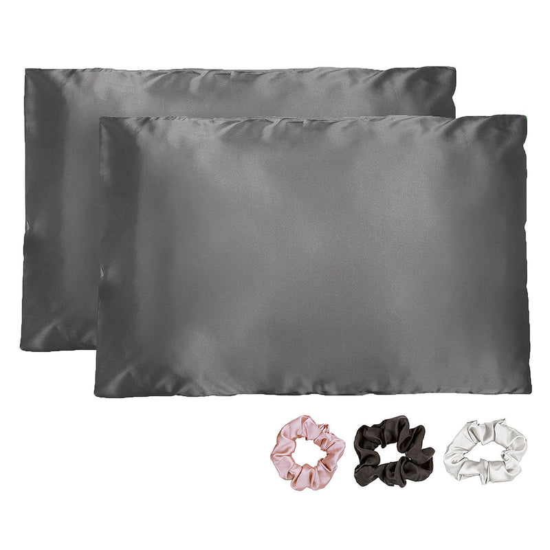 Mend 5-Piece Satin Pillowcase Beauty Kit (Choose Size and Color)