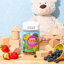 OLLY Kids Multi + Probiotic Yum Berry Punch Vitamin Gummies (160 ct.)
