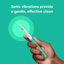 quip Electric Toothbrush, Green Plastic + Gray Plastic (2 pk.)