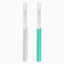 quip Electric Toothbrush, Green Plastic + Gray Plastic (2 pk.)