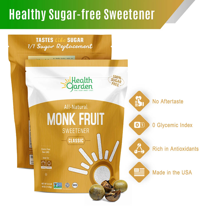 Health Garden Monk Fruit Sweetener (3 lb.)