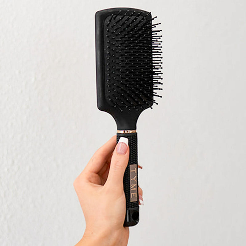 TYME Paddle Hair Brush, Obsidian