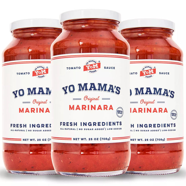 Yo Mama's Foods Low-Sodium Marinara Pasta Sauce (25 oz., 3 pk.)