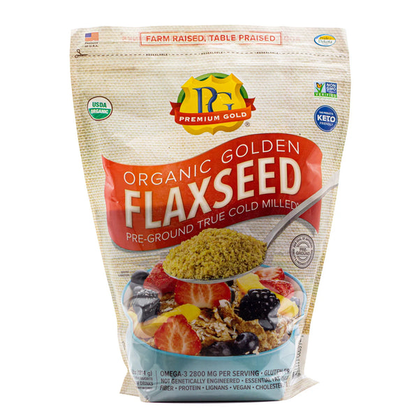Premium Gold Organic Flaxseed (4 lbs.)