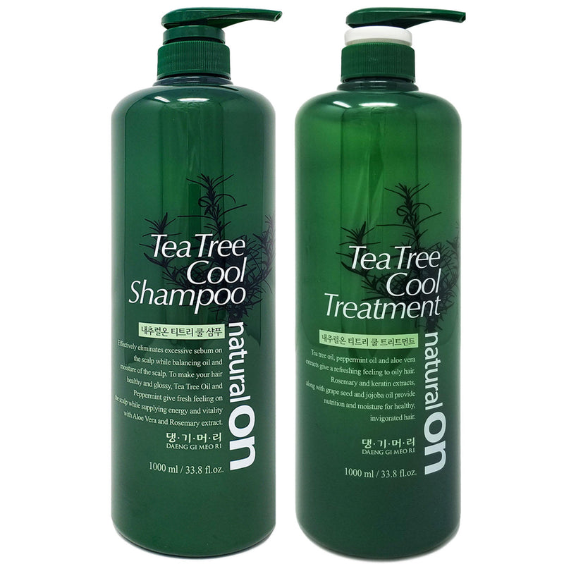 Daeng Gi Meo Ri NaturalOn Tea Tree Cool Shampoo and Treatment (1000 ml., 2 pk)
