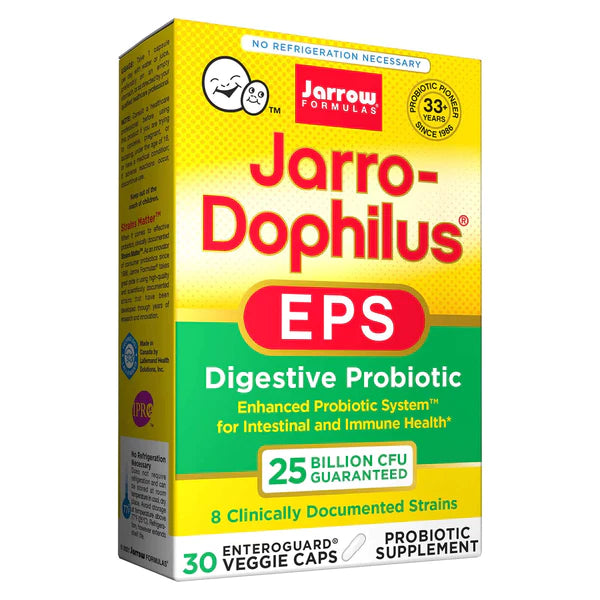 Jarrow Formulas Jarro Dophilus Eps 25 Billion 30 Veggie Caps