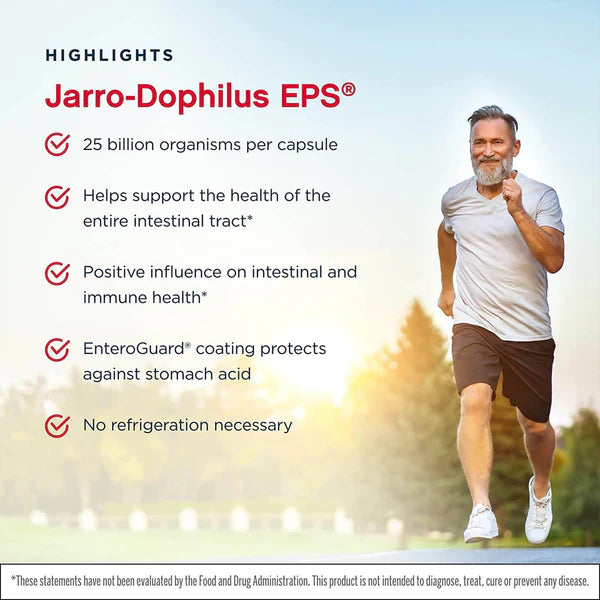 Jarrow Formulas Jarro Dophilus Eps 25 Billion 30 Veggie Caps