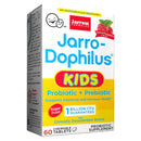 Jarrow Formulas Jarro-Dophilus Kids Probiotic + Prebiotic Sugar Free Natural Raspberry Flavor 1 Billion Live Bacteria 60 Chewable Tablets