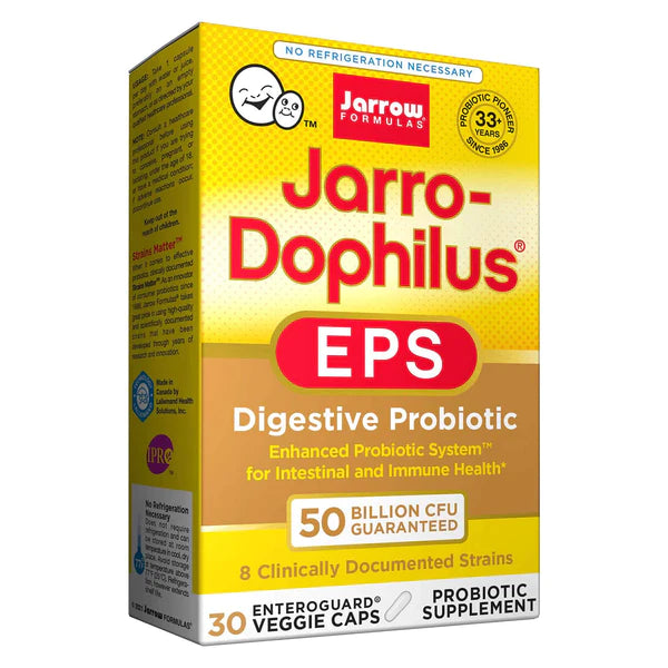 Jarrow Formulas Jarro-Dophilus EPS 50 Billion 30 Enteroguard Veggie Caps Save 30%