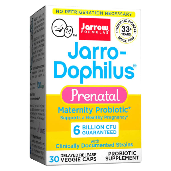 Jarrow Formulas Jarro-Dophilus 태아기 60억 30 식물성 캡슐