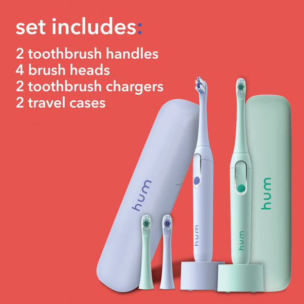 hum by Colgate Electric Toothbrush with Travel Case (2 pk.)