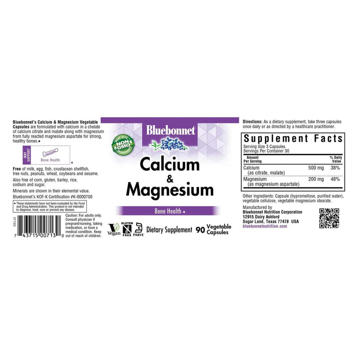 Bluebonnet Calcium & Magnesium