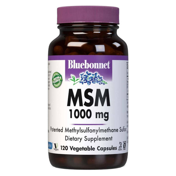 Bluebonnet MSM 1000 mg 120 식물성 캡슐